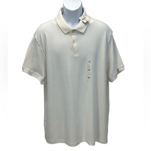 Club Room Short Sleeve Polo Shirt - Bright White - size 3XL